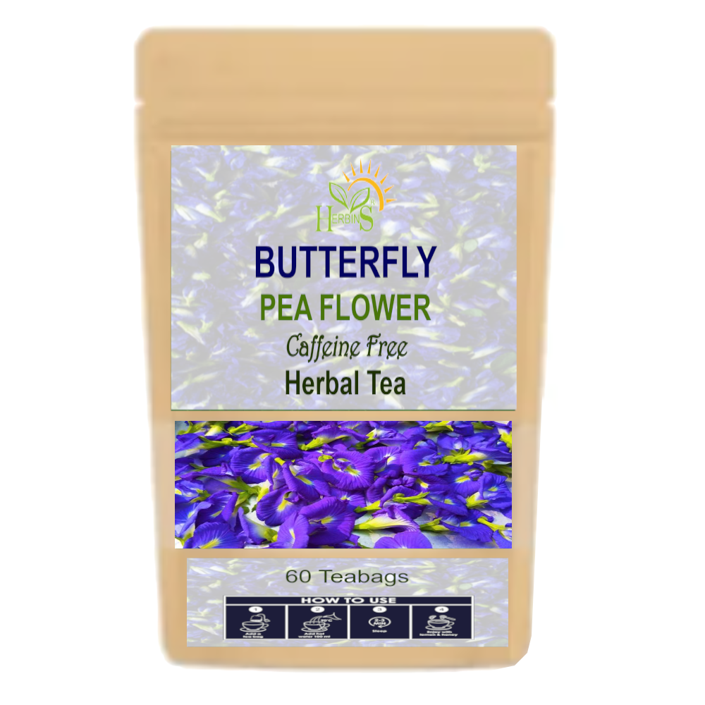 Herbins Butterfly Pea Flower Tea for Weight Loss - 60 Bags